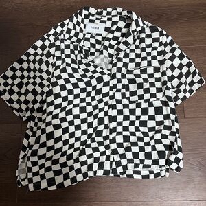 Pistola Monochrome Checkered Top